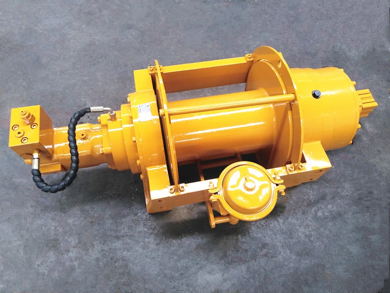 Small Hydraulic Landing Lifting 20 Ton Winch with Brake